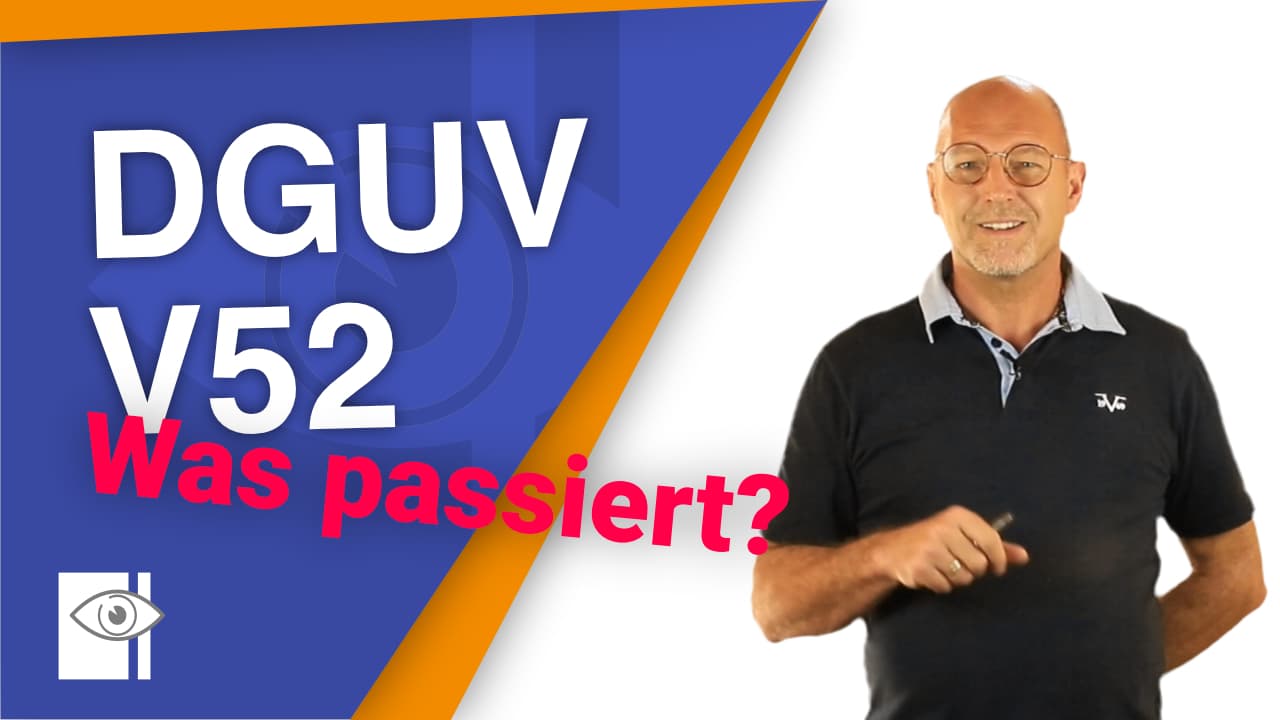 DGUV V52 Titelbild
